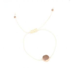 925 Sterling <b>Silver</b> Round Fashion <b>Cuff</b> <b>Bracelet</b> with Pink Cord - Product Image 2