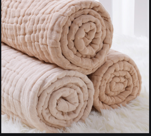 100 Bamboo Receiving Baby <b>Muslin</b> <b>Swaddle</b> Blankets - Product Image 4