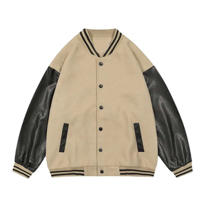 2025 vente en gros conception personnalisée patchs Baseball veste universitaire pour hommes et femmes vêtements de rue veste de haute qualité pour hommes - Product Image 1