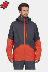 Veste de neige extérieure décontractée OEM ODM pour hommes Manteaux d'hiver softshell Veste de snowboard personnalisée en polyester imperméable pour hommes - Product Image 2