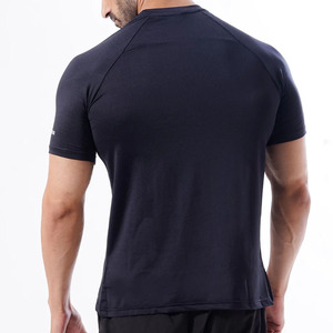 custom men Gym Fitted Short Sleeve Performance Mens Muscle tshirt multi paneled Quick <b>Mix</b> Regular fit T-shirt For Men - Product Image 3