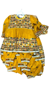 Robe en mousseline respirante de haute qualité pour enfants (filles) qualité d'exportation Readymade fantaisie robe de club pakistanaise robe de Style pakistanais - Product Image 4