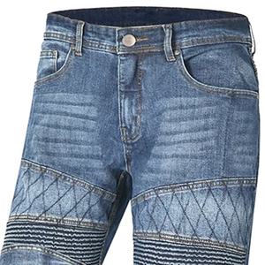 กางเกงป้องกันรถจักรยานยนต์ไซส์พิเศษระบายอากาศของผู้ชายพร้อมแผ่นเกราะแบบถอดได้และสำหรับผ้าเสริมแรงยืดพอดี - Product Image 4