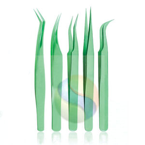 Pinzas para Pestañas de Volumen Premium, Logotipo Personalizado, Herramienta de Extensión de Pestañas de Acero Inoxidable de Alta Precisión, Pestañas de Volumen Profesional - Product Image 1