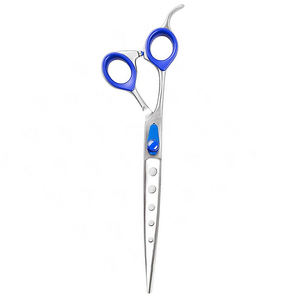 Ciseaux de toilettage pour animaux de compagnie sur mesure ciseaux droits miroir ciseaux pour animaux de compagnie coupe de cheveux cisailles de toilettage avec vis réglable - Product Image 5