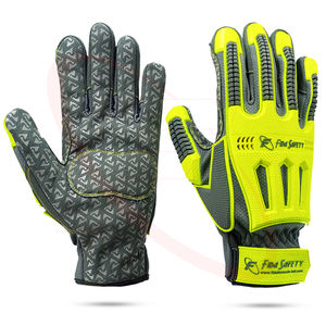 Nouveaux gants de travail anti-impact TPR résistants aux coupures en cuir gants de sécurité utilisation quotidienne en extérieur fabriqués au Pakistan - Product Image 1