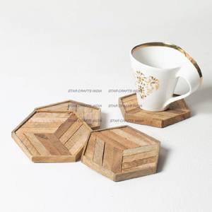Top Selling Top Selling Good Quality Coasters Wood and Resin River <b>Epoxy</b> Resin Best Coaster for Office & Home From SCI - Product Image 3