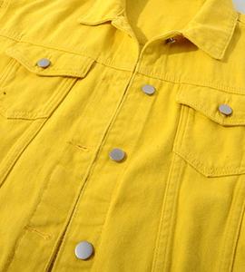 Chaquetas vaqueras cortas cálidas de invierno 2024 al por mayor, Chaquetas vaqueras/abrigo vaquero para mujer, Chaquetas vaqueras básicas para mujer, chaqueta vaquera - Product Image 4