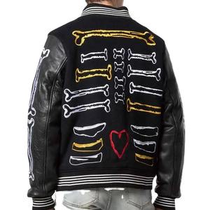 Nouveau Varsity College Letterman Veste Personnaliser Logo Broderie Corps Manches Lycée Varsity Veste Pour Hommes - Product Image 2