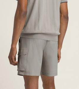 Uniformes de tennis solides et écologiques pour hommes, short décontracté en tissu respirant confortable et à séchage rapide 100% polyester - Product Image 4
