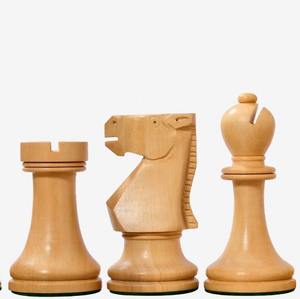 Reproducción de Lujo de Piezas de Ajedrez Inglesas Staunton, Madera Ebonizada y Boj, Rey de 3.8 cm al Mejor Precio - Product Image 4