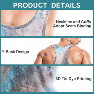 Nouvelle arrivée débardeurs unisexe plage Style gilet 3D Sublimation sans manches imprimé débardeur hommes vêtements de sport - Product Image 6