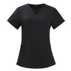 Fashion Wholesale logo Custom Professional Women's nurse <b>Doctor</b> Uniform V-neck Jogger Style Medical scrub <b>Set</b> - Product Image 5