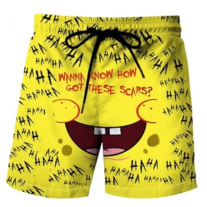 Pantalones cortos de baño con estampado floral para hombre, pantalones cortos de bota de diseño personalizado para uso en el gimnasio, 1 pieza, precio de fábrica al por mayor - Product Image 1