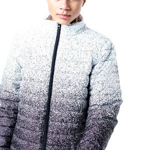 Veste d'hiver en nylon imprimée personnalisée de haute qualité Manteau long et respirant de grande taille au design unisexe avec col à capuche - Product Image 4