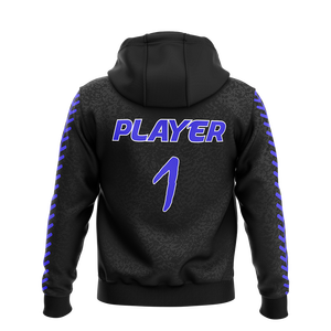 เสื้อสเวตเตอร์ผ้าฟลีซสำหรับผู้ชายขนาดใหญ่มีฮู้ดพิมพ์ลายนูนคอปกแบบชิ้นเดียว - Product Image 4