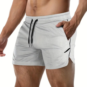 Ensemble de shorts de survêtement à manches courtes décontractés pour hommes de haute qualité Vintage 2 pièces imprimé taille moyenne personnalisé OEM vente en gros nylon noir - Product Image 4