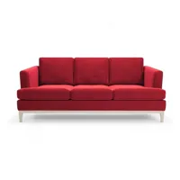 3-Sitzer Chesterfield-Stil Leder-PU-Sofa-Set Wohnzimmermöbel mit Schwammfüllung für Apartments Komfortables Ecksofa