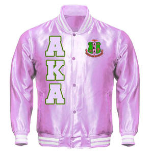 Oem Service bomber Satin Varsity jacket para hombres trending High Quality Luxury Full Sleeves Venta caliente chaquetas para hombres - Product Image 6