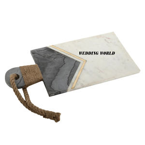 Tabla de cortar de mármol de excelente calidad, tabla de queso de diseñador hecha a mano, artículos de cocina, bloque de cortar nuevo de lujo con estilo clásico - Product Image 6