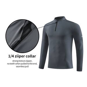 เสื้อออกกำลังกายแบบบีบอัดได้แขนยาวของผู้หญิงเสื้อใส่ได้ทั้งชายและหญิงเสื้อใส่ได้ทั้งชายและหญิงโลโก้ออกแบบได้ตามต้องการ - Product Image 3