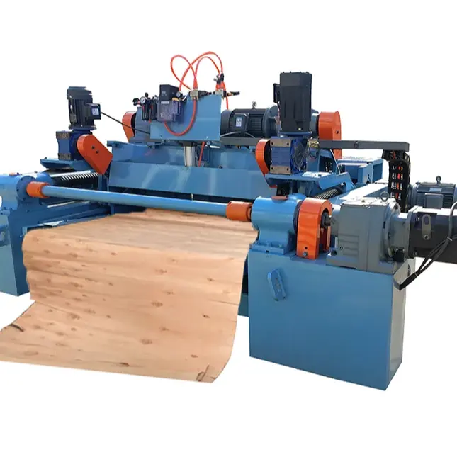 Automatic 4ft/8ft wood veneer peeling machine plywood veneer peeling machine