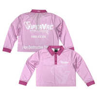 Sublimation personnalisée de haute qualité imprimée rose pour polo à manches longues décontracté coton/fibre de bambou avec motif solide