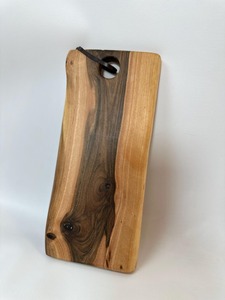 Planche à découper en bois multifonctionnelle pour la maison et les restaurants, planche à fromage avec un design créatif en osier tressé à la main - Product Image 6