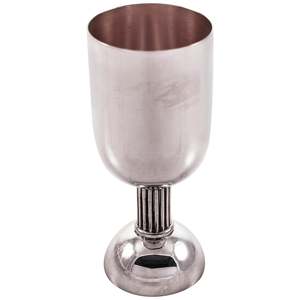 Verre à cocktail classique et élégant en aluminium fait main, finition argentée, TQC 300ml, idéal pour restaurants, bars, hôtels et fêtes - Product Image 2