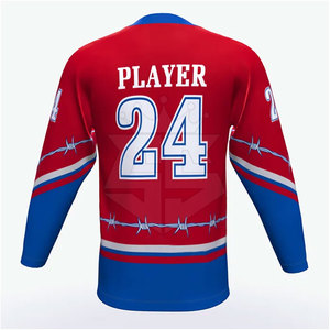 Maillot de hockey sur glace de vente chaude Maillot de hockey sur glace de meilleure qualité fabriqué avec le meilleur matériau - Product Image 3
