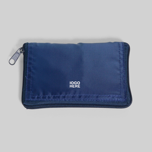 Bolsa plegable de nailon y poliéster para compras OEM personalizada, bolsa reutilizable de diseño de calidad duradera y baja MOQ - Product Image 1