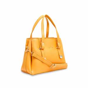 Bolso de brazo formal amarillo P55380 Bolso elegante para uso diurno o nocturno - Product Image 2