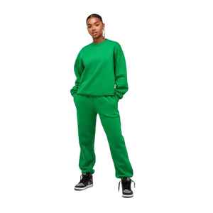 ชุดวิ่งขนแกะ2ชิ้นสำหรับผู้หญิงใส่ได้ทั้งชายและหญิงสำหรับฤดูหนาวชุดวิ่งออกกำลังกายคอกลมมีโลโก้ออกแบบได้ตามต้องการ - Product Image 1