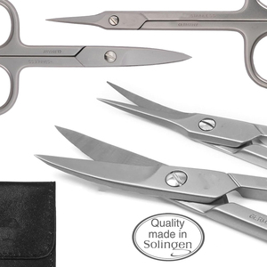 CISEAUX À ONGLES COURBÉS EN ACIER INOX (1 PIÈCE) avec pointe ronde pour DIABETICS manucure pédicure Ensemble de ciseaux à ongles et cuticules - Product Image 6