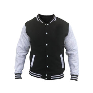 Chaqueta Universitaria Personalizada con Parche de Nombre, Estilo Color Block Opcional con Botones Clásicos - Product Image 5