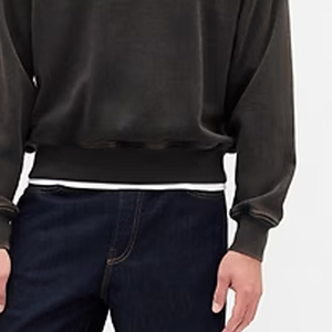 Sudadera para Hombre de Tela Suave, Mangas Largas y Logotipo Personalizado, Diseño de Color Sólido 2026 de Alta Calidad a Precio Económico con Hombros Caídos - Product Image 4