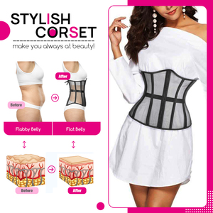 2023 Nanbin Custom Breathable Firm Control Abdominal Lumbar Support Mesh Black Waist Trainer Bandage Bustier Corsets Boned <strong>Top</strong> - Product Image 3
