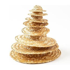 Summer straw <b>hats</b> for pets top selling small raffia <b>hat</b> best choice pet accessories supplies - Product Image 2