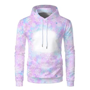 Sweat à capuche unisexe en polaire polyester avec broderie, fermeture éclair, couleur unie, pour automne-hiver, décontracté, tailles XS, vierge pour sublimation, avec logo - Product Image 1