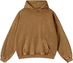 เสื้อฮู้ดผู้หญิงโอเวอร์ไซส์ในอ่างกรดเสื้อฮู้ดแบบสวมศีรษะทรงหลวมสำหรับ B2B | ขายส่งแฟชั่น - Product Image 4