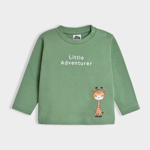 Chemises unisexes en lin pur personnalisées en usine pour filles garçons noir gris solide bébé bambin filles T-shirts à manches longues - Product Image 1