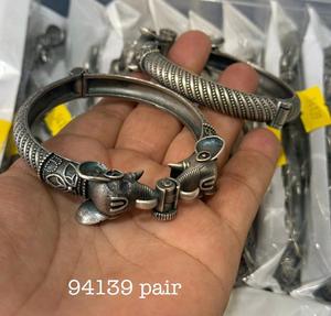 Pulsera oxidada de plata Shalvi superventas de alta calidad del proveedor indio directo - Product Image 1