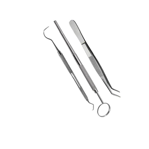 Juego de examen dental definitivo, fuente de alimentación Manual, instrumentos quirúrgicos de alta calidad, incluido el kit de examen con escalador de espejo - Product Image 2