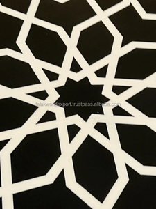 ขาตั้งเค้กไม้ขัดเงาแบบคลาสสิก ลายดอกไม้สี่เหลี่ยม ประดับด้วยงานฝังกระดูก ดีไซน์สวยงามสำหรับเค้กงานแต่งงานและงานเลี้ยง โดย FWE - Product Image 4