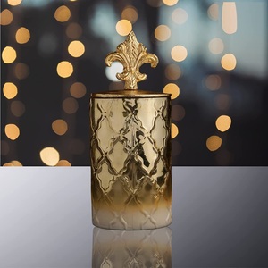 ภาชนะใส่เครื่องปรุงโลหะคุณภาพสูงทำมืออย่างสวยงามพร้อมฝาปิดสำหรับห้องครัวที่บ้านสำหรับการจัดเก็บของตกแต่งส่งออก - Product Image 3