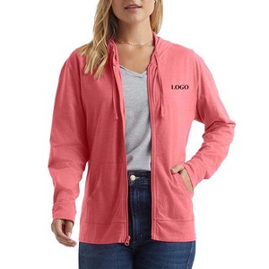 Top Trends New Fashion Style Zipper Custom Logo Design Embroidery Breathable Women's Clothing Plus Size Hoodies Sweatshirts 2024 - Product Image 6