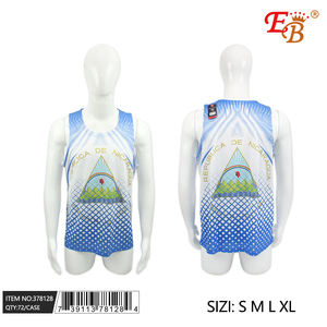 NICARAGUA Camisetas sin mangas para hombre en S M L XL Tallas 72PCS/CS - Product Image 1