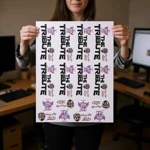 Láminas de Vinilo DTF de Alta Resolución con Purpurina, 22 x 48 Pulgadas, Papel y Película de Transferencia de Alta Visibilidad - Product Image 2