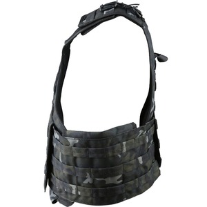 Plataforma de Batalla Viking Molle - BTP Negra con correas de hombro acolchadas ajustables, plataformas laterales Molle, Camuflaje Personalizado - Product Image 3