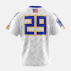 Uniformes de Lacrosse personalizados para mujer, jerseys de sublimación reversibles, diseño de talla grande de Pakistán - Product Image 6